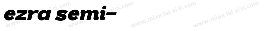 ezra semi字体转换
